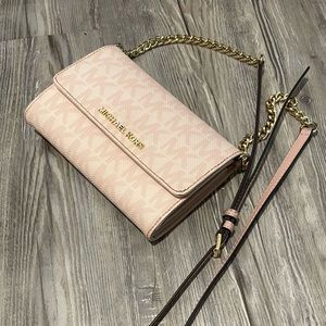 Michael Kors Pink Wallet on Chain